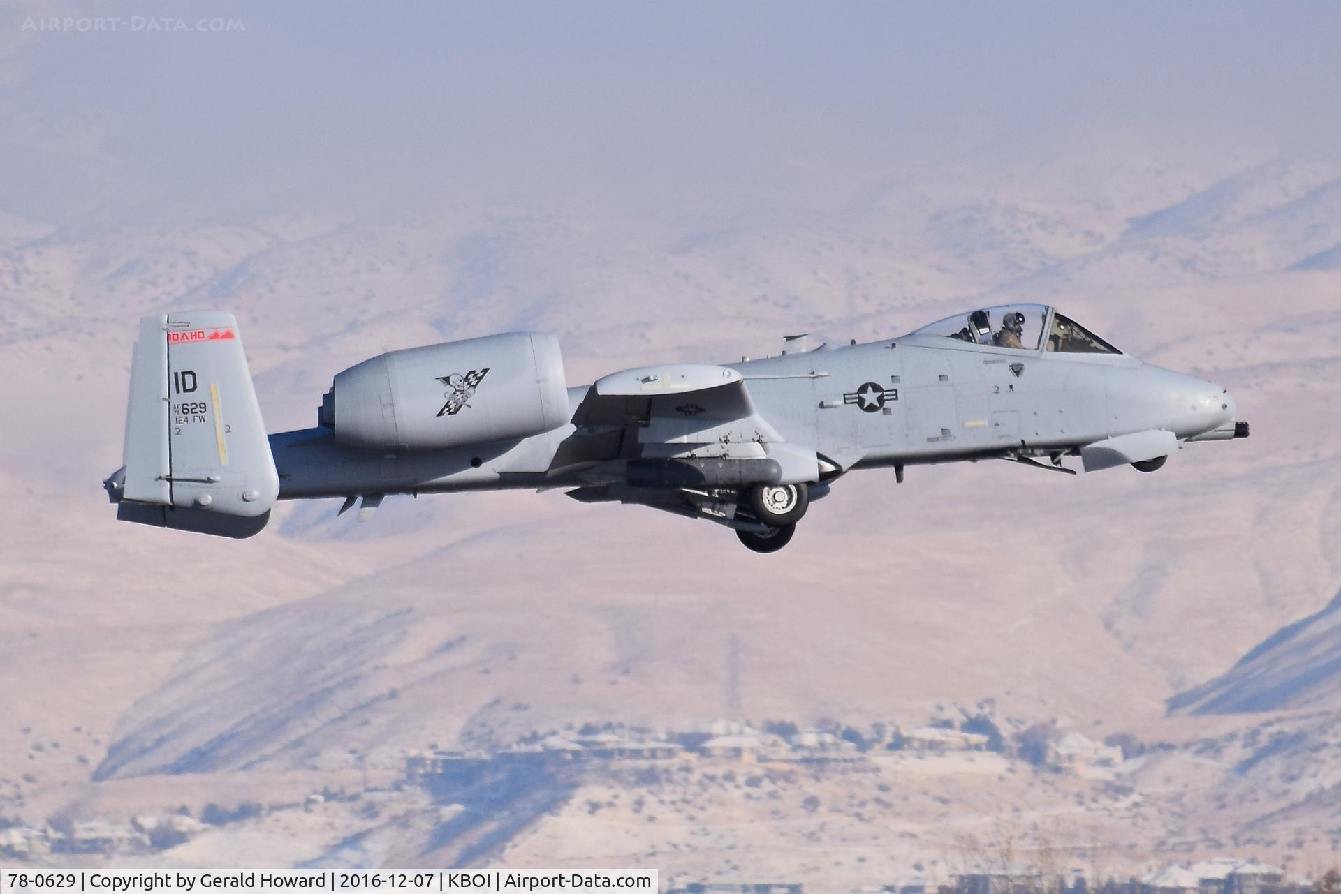 78-0629, 1978 Fairchild Republic A-10C Thunderbolt II C/N A10-0249, Go around for RWY 10R.