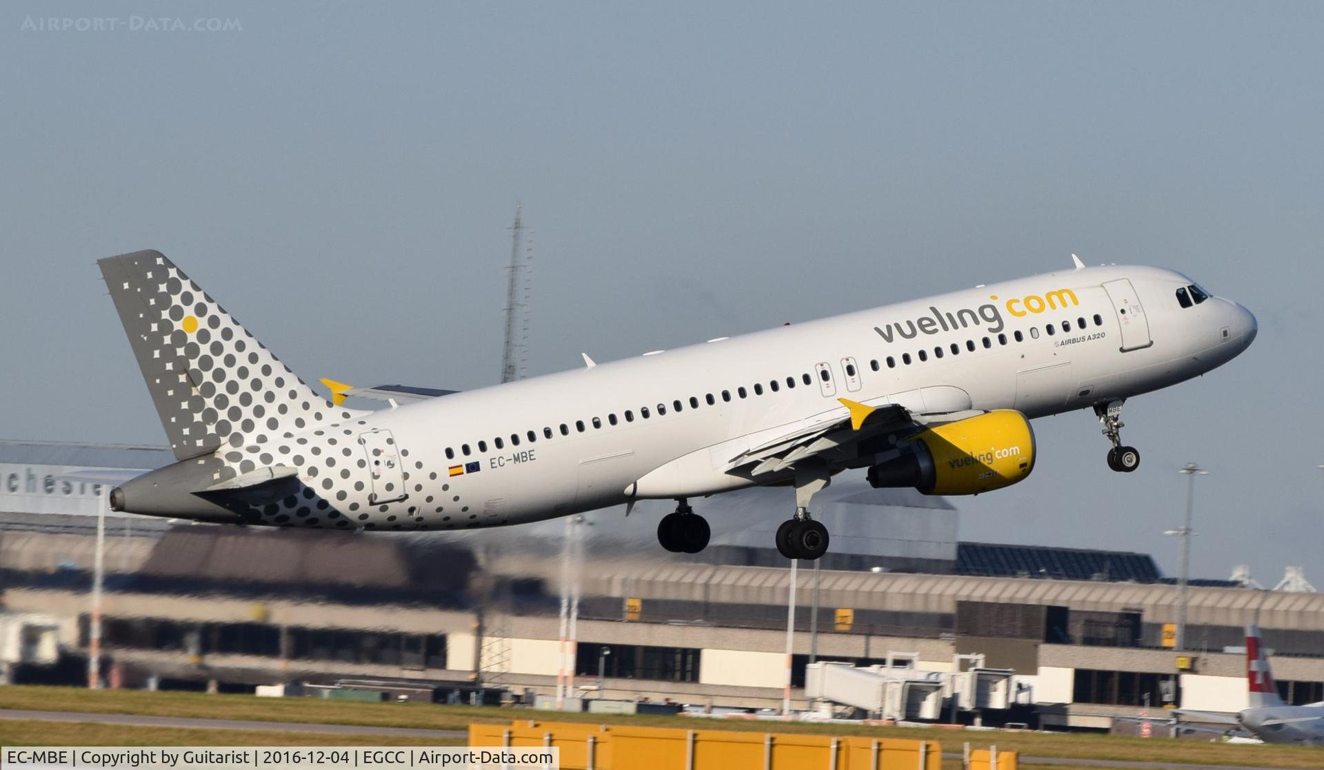 EC-MBE, 2008 Airbus A320-211 C/N 3476, At Manchester