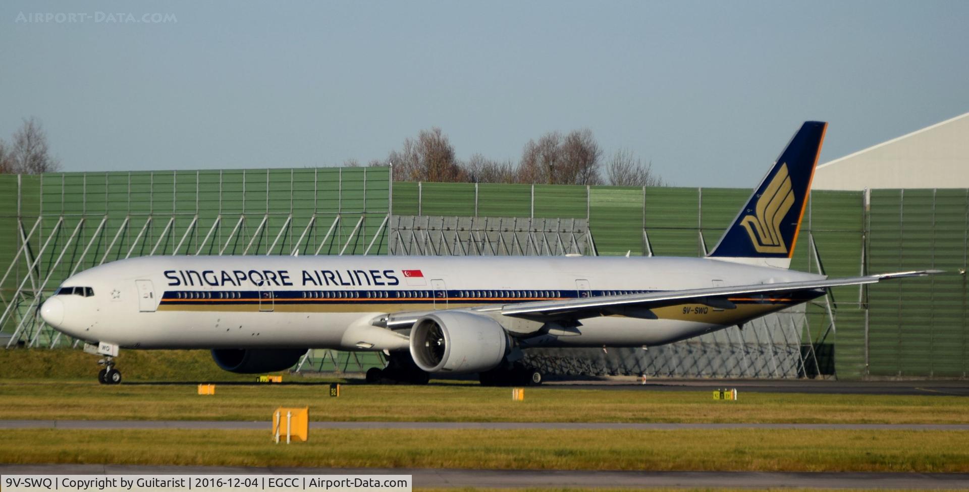 9V-SWQ, 2008 Boeing 777-312/ER C/N 34582, At Manchester