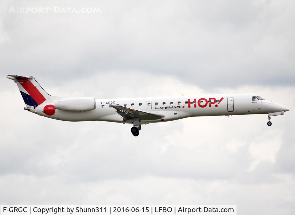 F-GRGC, 1997 Embraer EMB-145EU (ERJ-145EU) C/N 145012, Landing rwy 14L