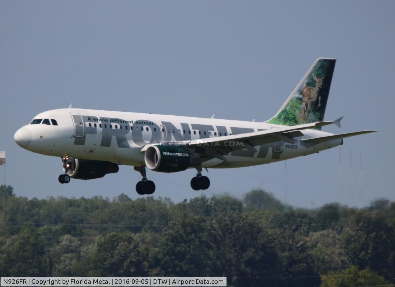 N926FR, 2004 Airbus A319-111 C/N 2198, Domino Deer Fawn