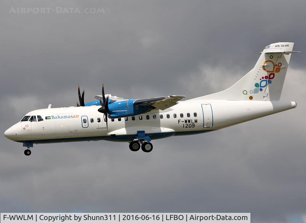 F-WWLM, 2016 ATR 42-600 C/N 1209, C/n 1209 - To be C6-BFV