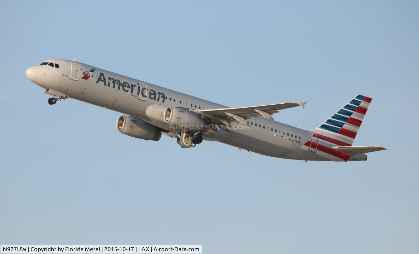 N927UW, 2015 Airbus A321-231 C/N 625, American