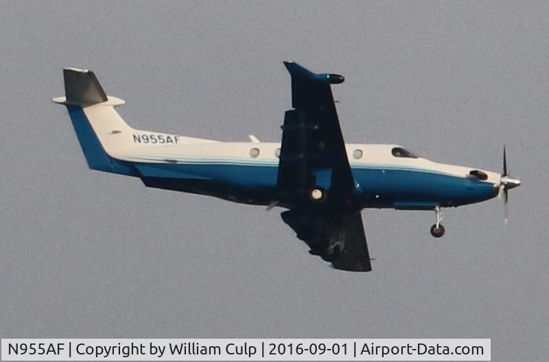 N955AF, Pilatus PC-12/47E C/N 1055, The plane was flying over Peace Valley Park , Doylestown Pa. I take pictures of plane because my friend Tim and I are interested in aviation. I liked the sound of it too.