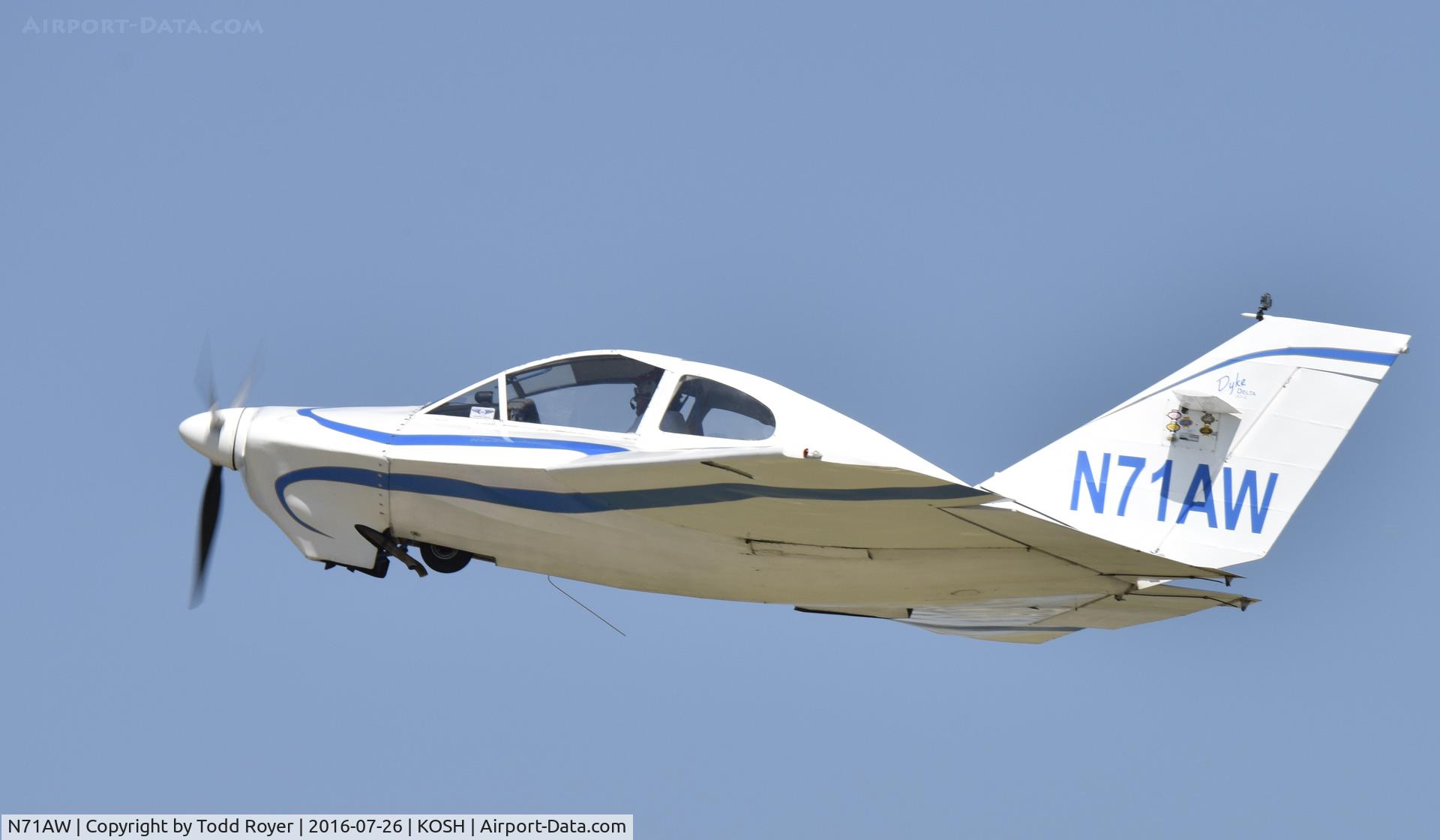 N71AW, 2010 Dyke JD-2 Delta C/N 1123, Airventure 2016