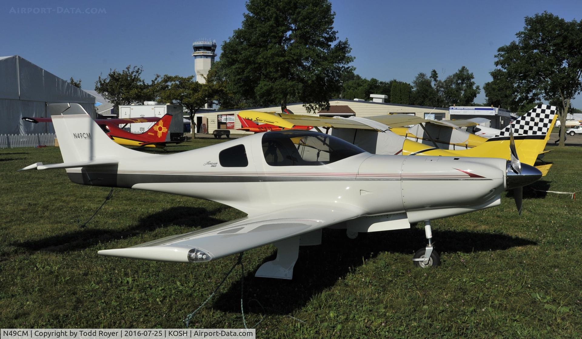 N49CM, 1998 Lancair 360 C/N 357, Airventure 2016