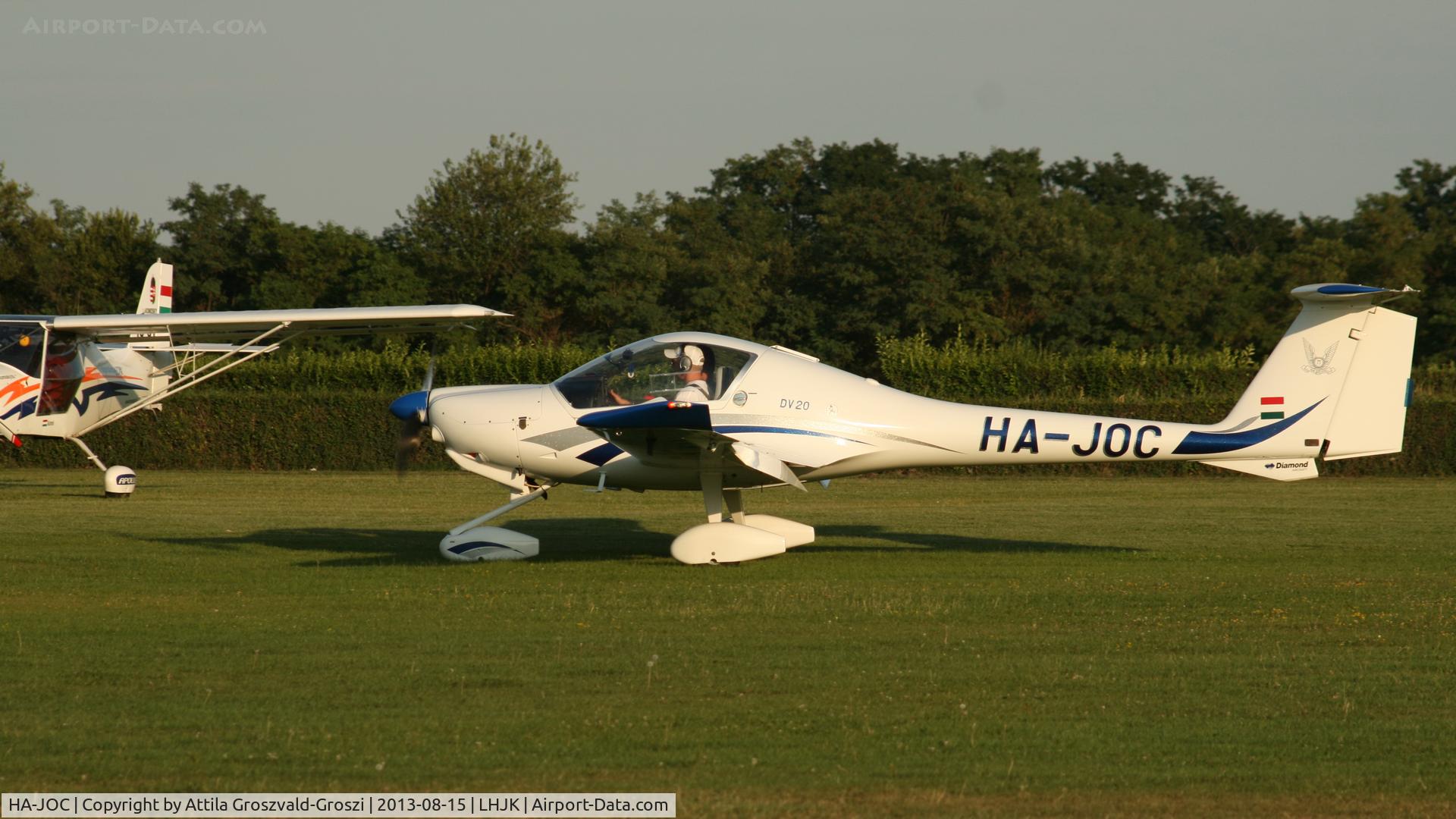 HA-JOC, HOAC DV-20 Katana C/N 20152, Jakabszállás Airport, Hungary