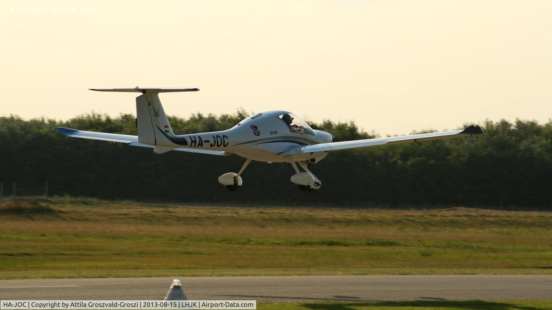 HA-JOC, HOAC DV-20 Katana C/N 20152, Jakabszállás Airport, Hungary