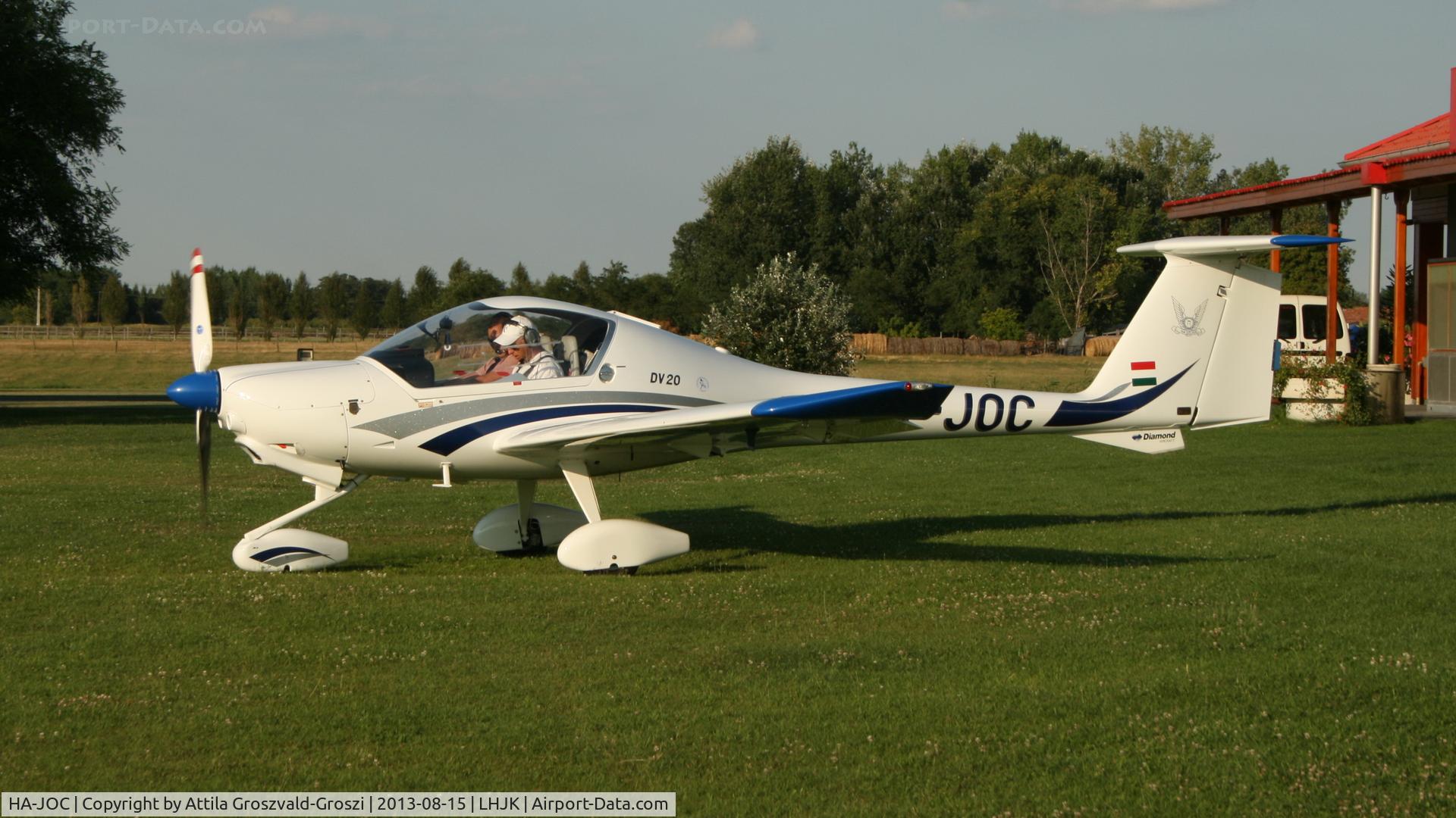 HA-JOC, HOAC DV-20 Katana C/N 20152, Jakabszállás Airport, Hungary