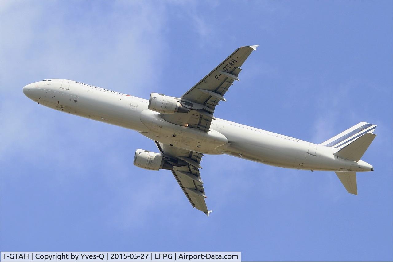 F-GTAH, 1999 Airbus A321-211 C/N 1133, Airbus A321-211, Take-off Rwy 27L, Roissy Charles De Gaulle Airport (LFPG-CDG)