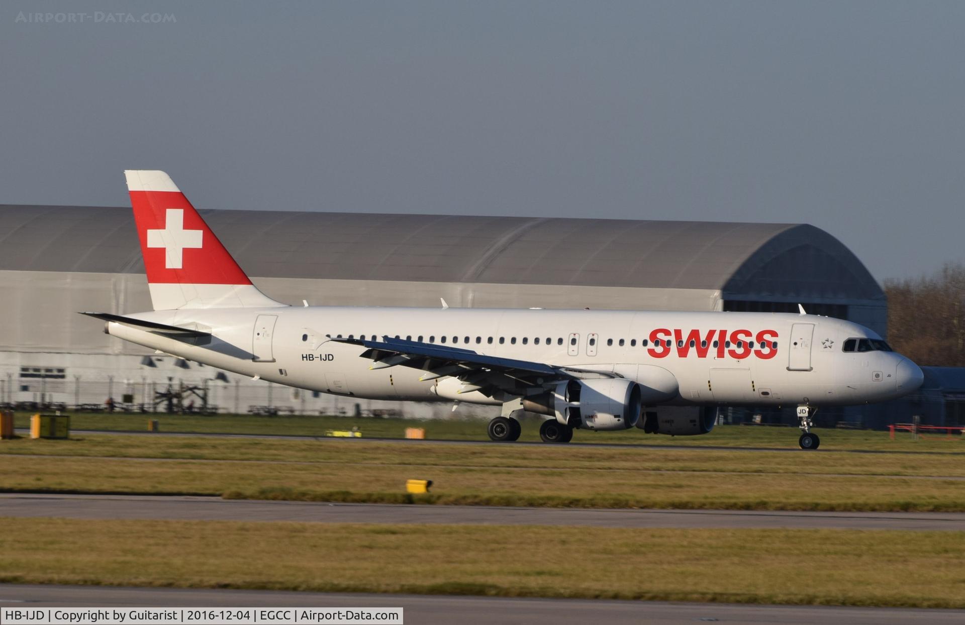 HB-IJD, 1995 Airbus A320-214 C/N 553, At Manchester