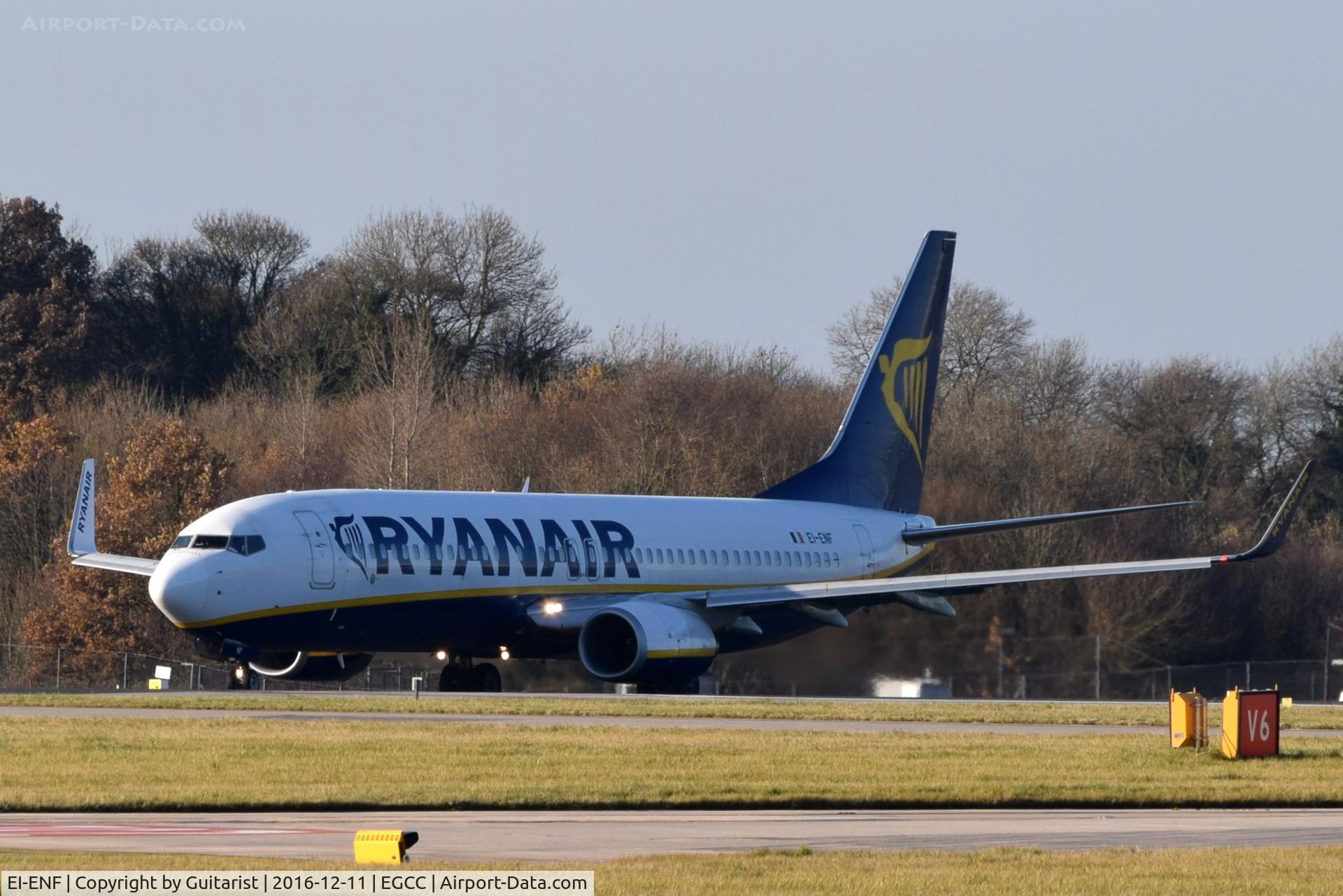 EI-ENF, 2010 Boeing 737-8AS C/N 35034, At Manchester