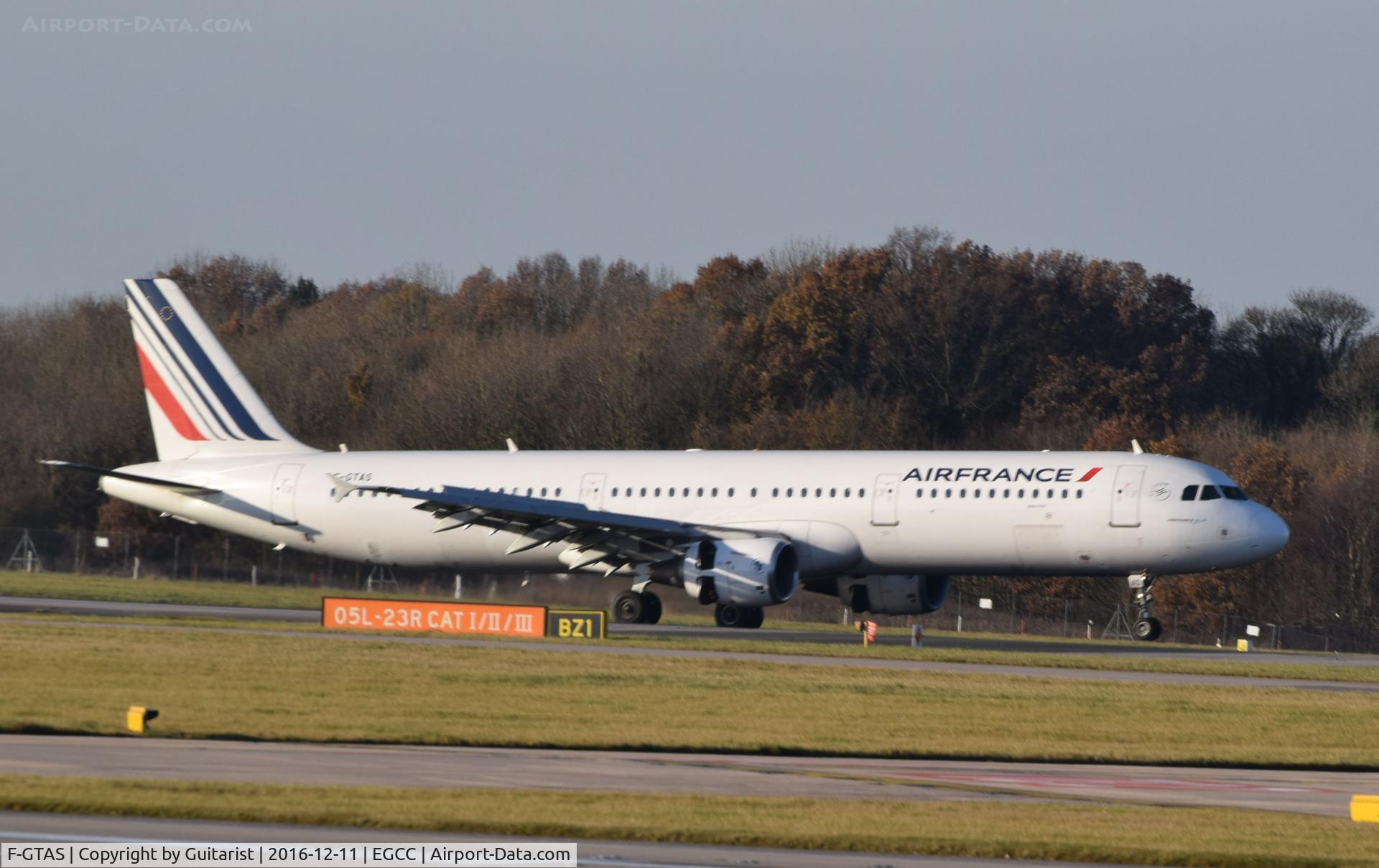 F-GTAS, 2008 Airbus A321-212 C/N 3419, At Manchester