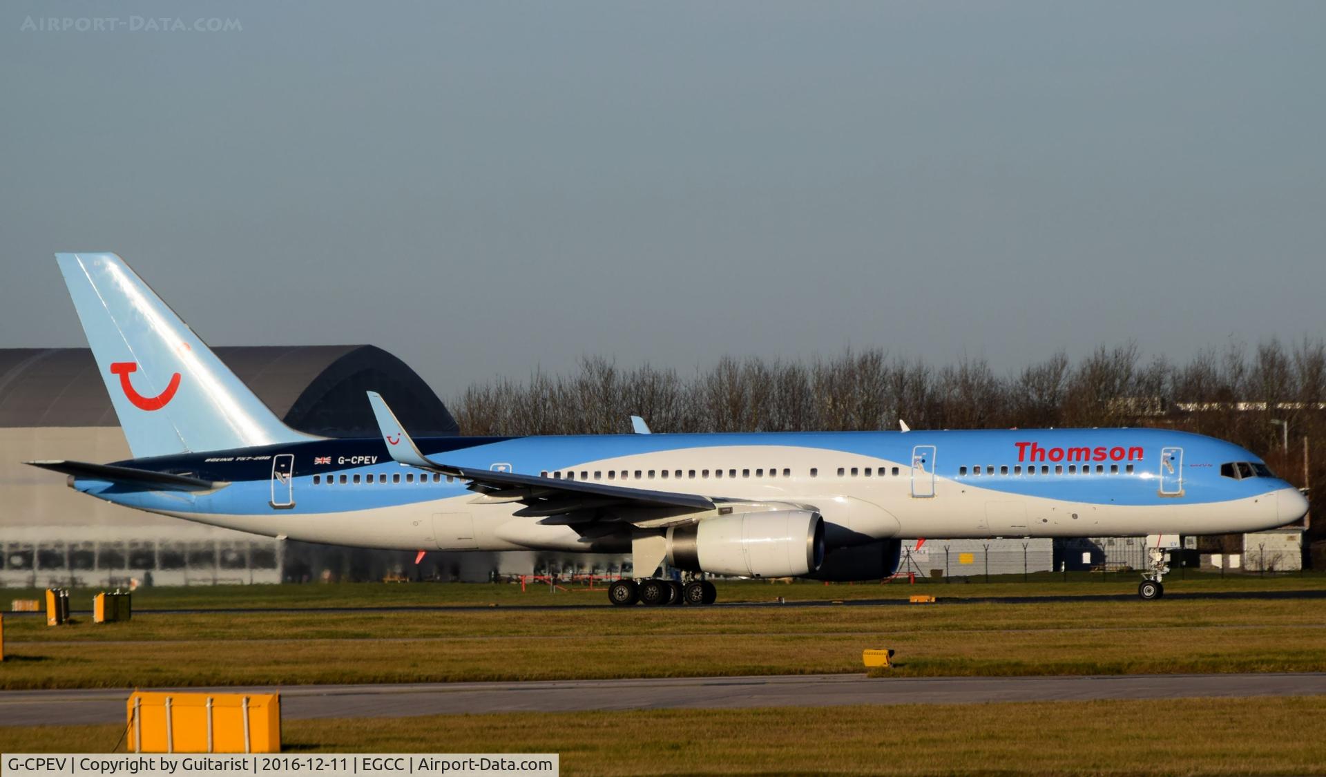 G-CPEV, 1999 Boeing 757-236 C/N 29943, At Manchester