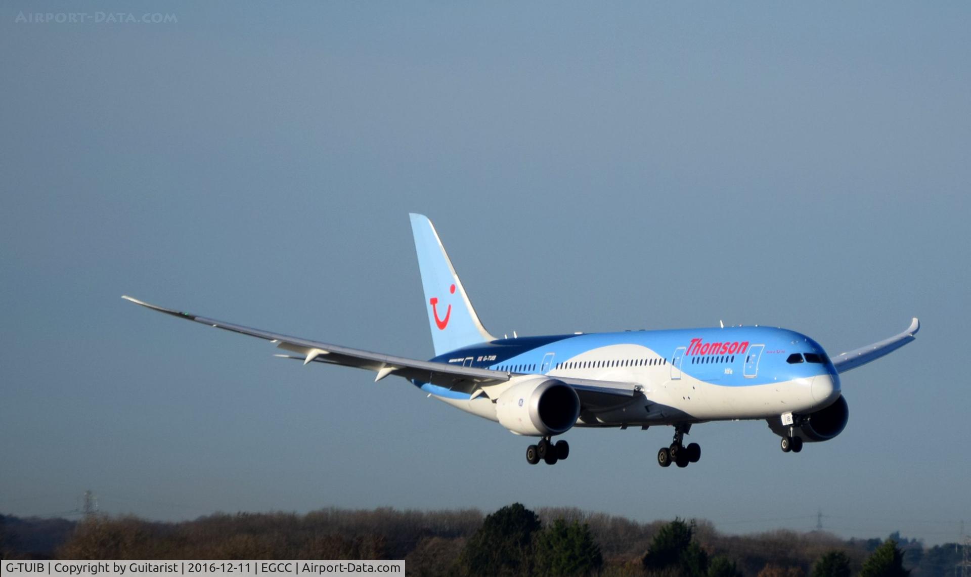 G-TUIB, 2013 Boeing 787-8 Dreamliner C/N 34423, At Manchester