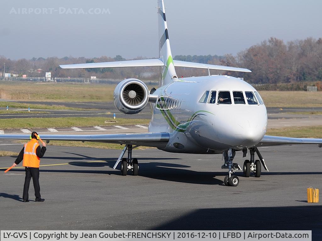 LY-GVS, 2013 Dassault Falcon 2000S C/N 706, Charter Jets