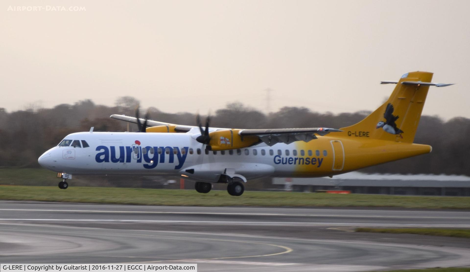 G-LERE, 2009 ATR 72-212A C/N 891, At Manchester