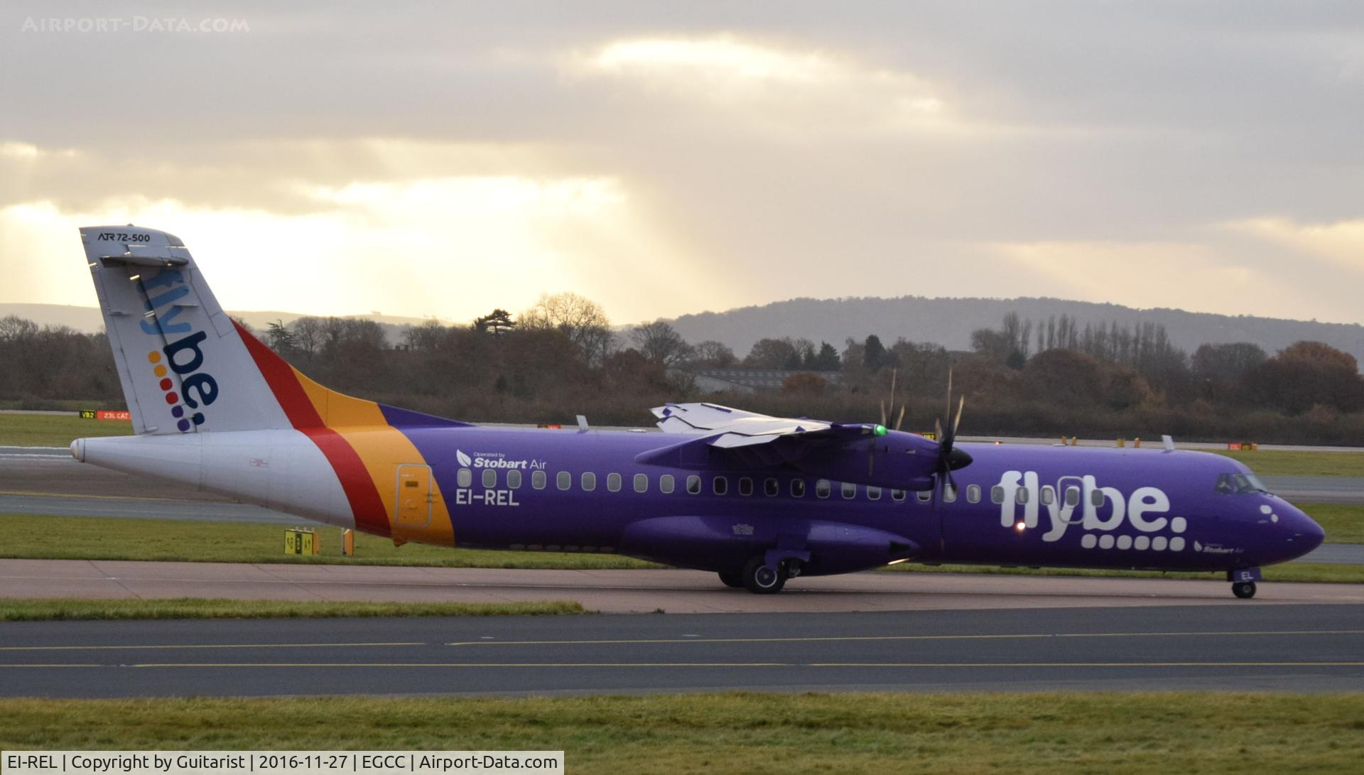 EI-REL, 2007 ATR 72-212A C/N 748, At Manchester