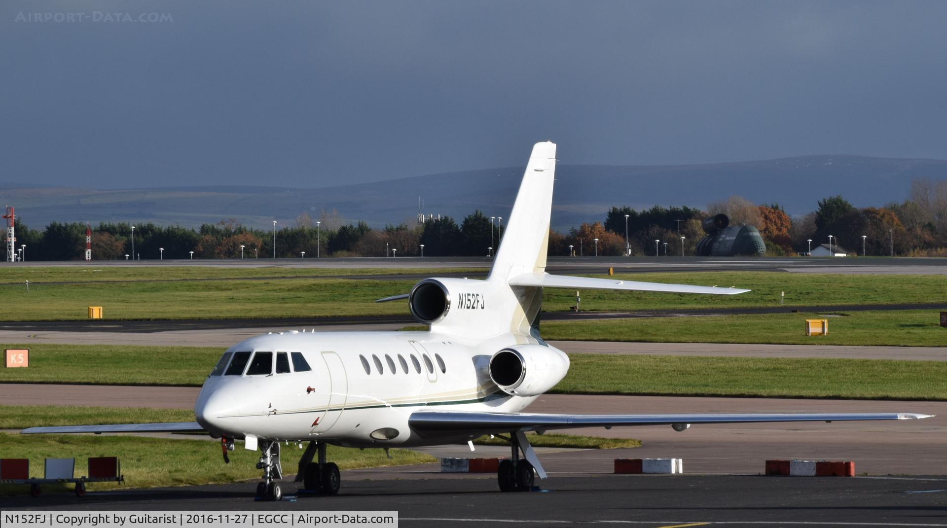 N152FJ, 1984 Dassault Falcon 50 C/N 152, At Manchester