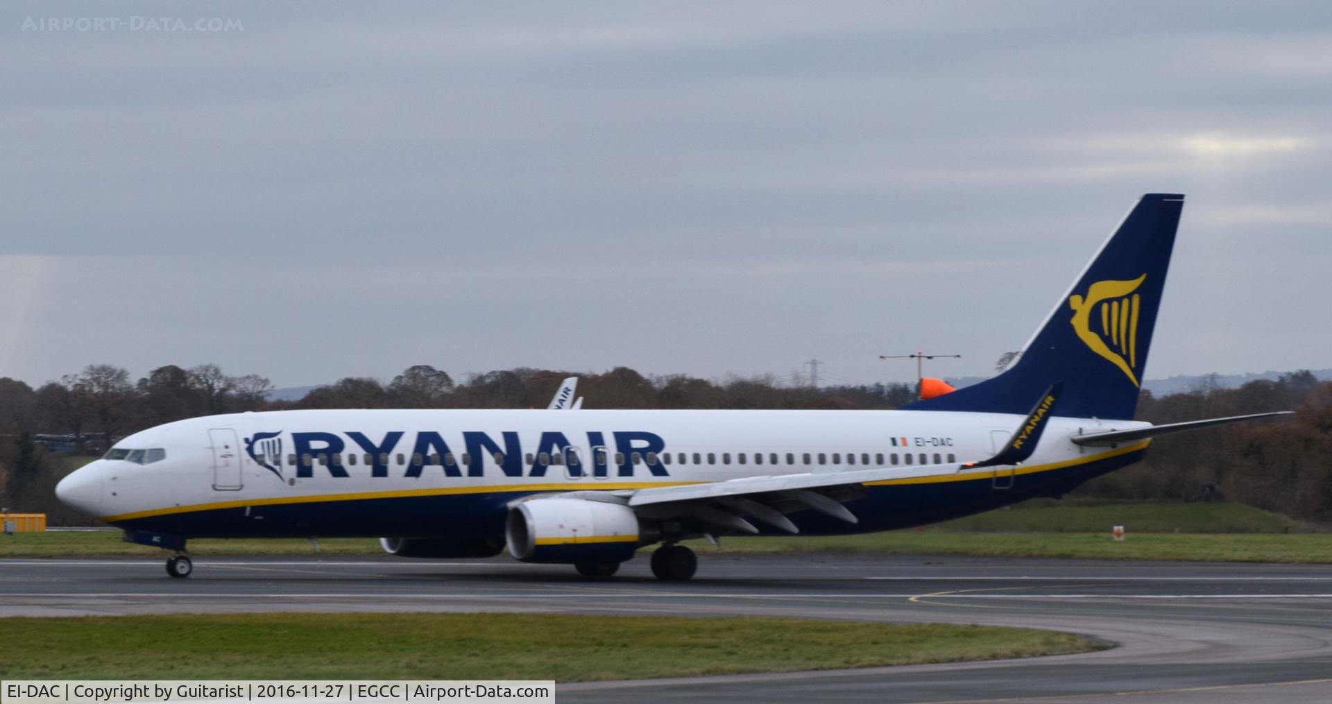 EI-DAC, 2002 Boeing 737-8AS C/N 29938, At Manchester