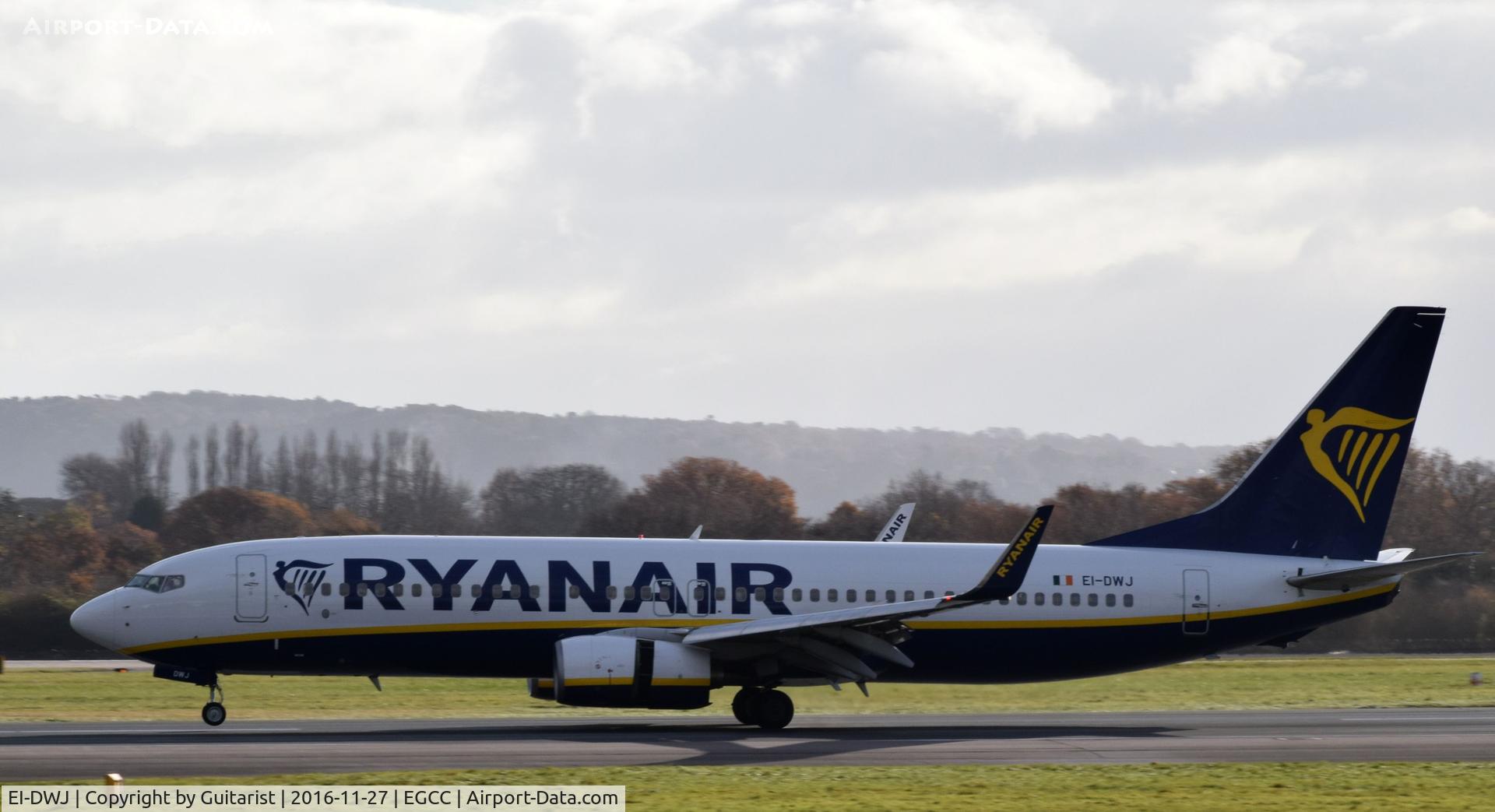 EI-DWJ, 2007 Boeing 737-8AS C/N 36077, At Manchester