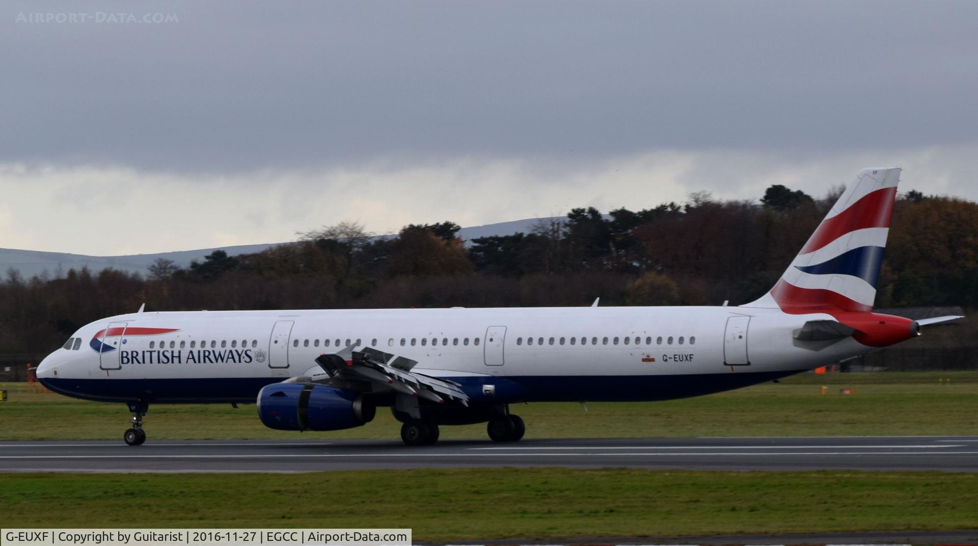 G-EUXF, 2004 Airbus A321-231 C/N 2324, At Manchester