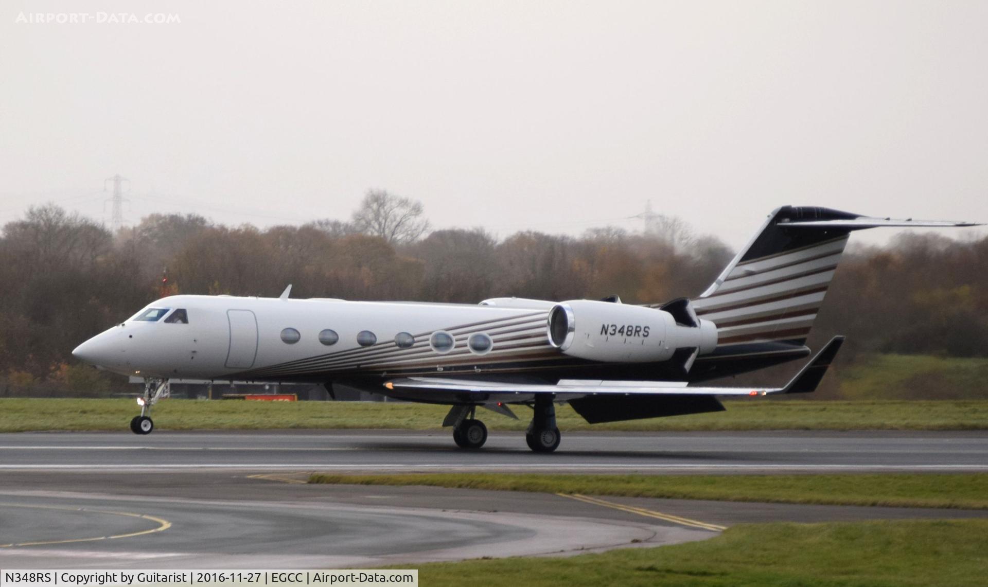 N348RS, 2005 Gulfstream Aerospace GIV-X (G450) C/N 4030, At Manchester