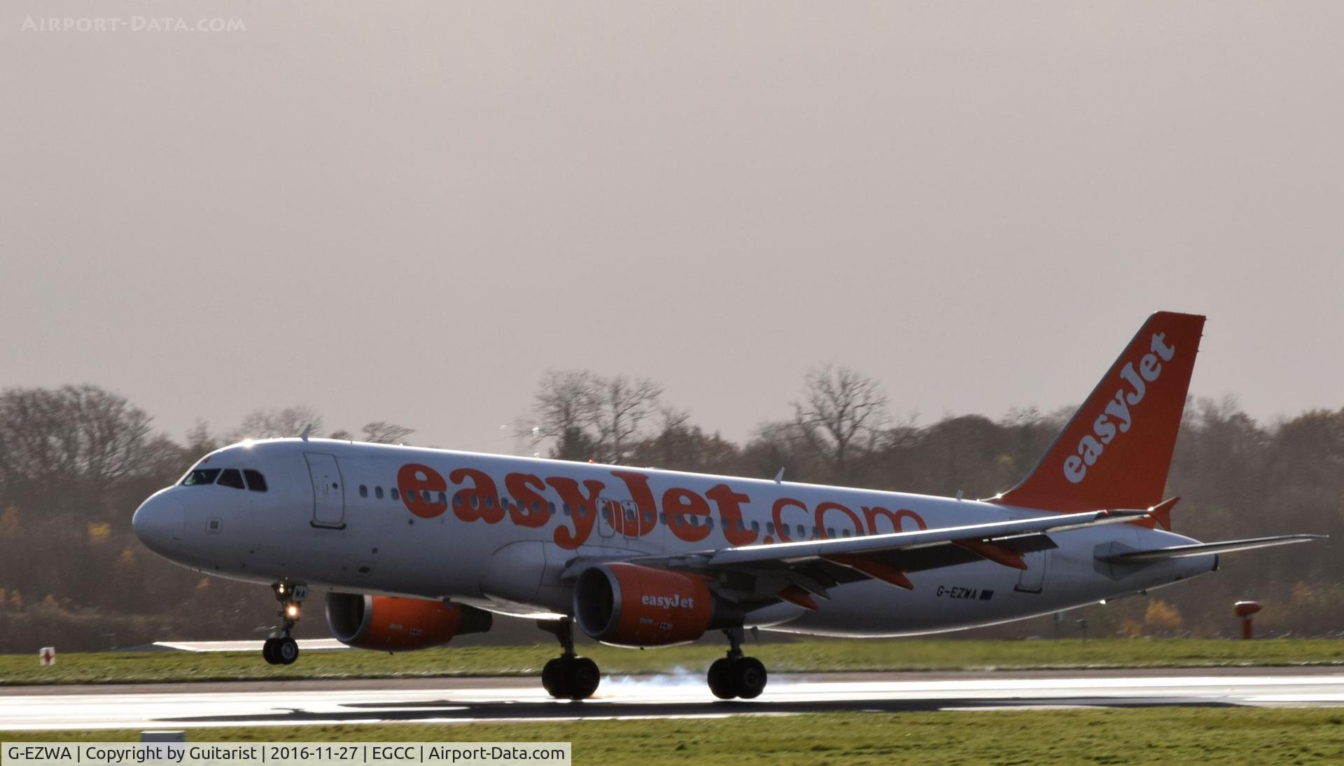 G-EZWA, 2012 Airbus A320-214 C/N 5201, At Manchester