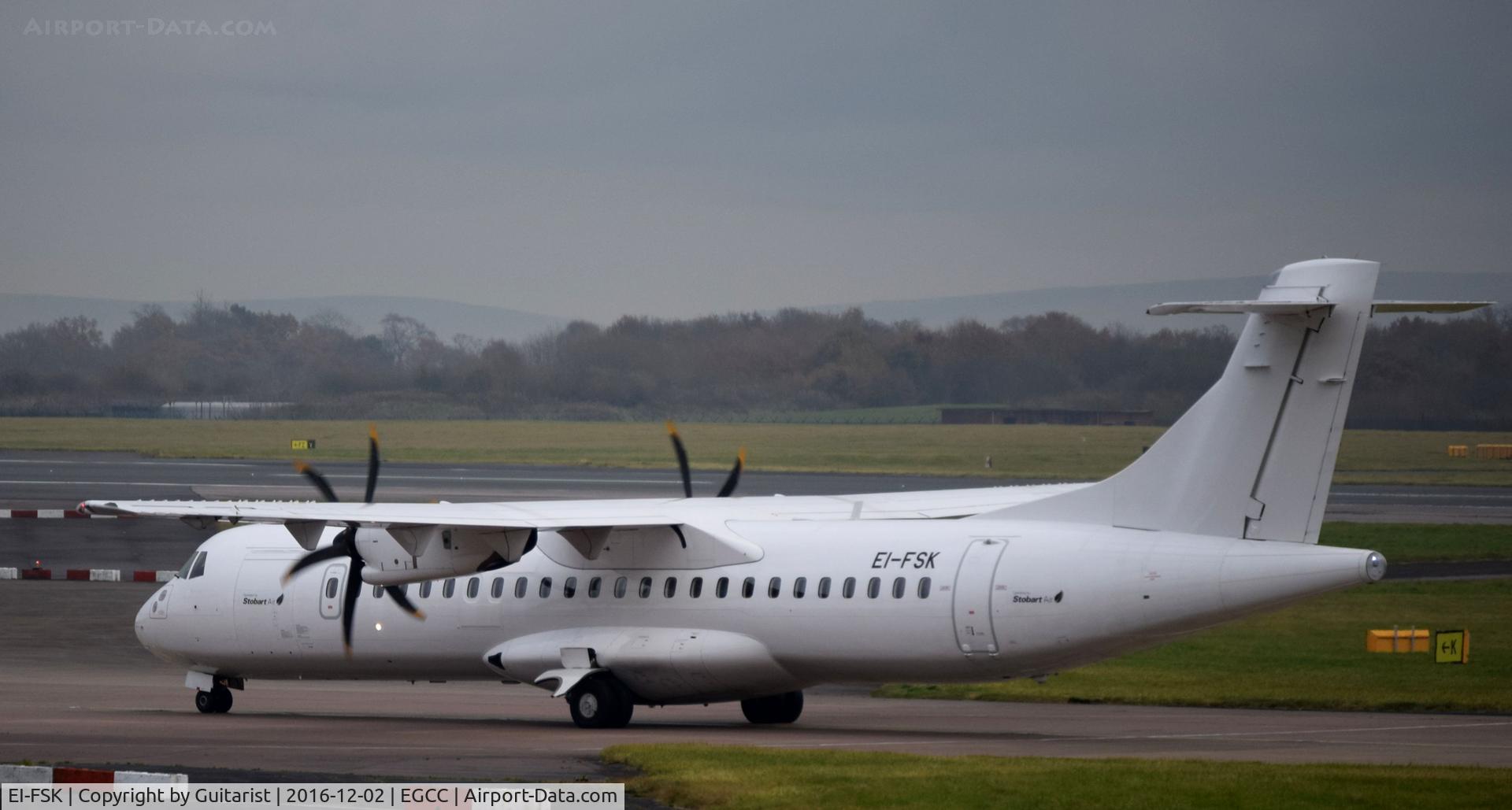 EI-FSK, 2016 ATR 72-212A C/N 1326, At Manchester