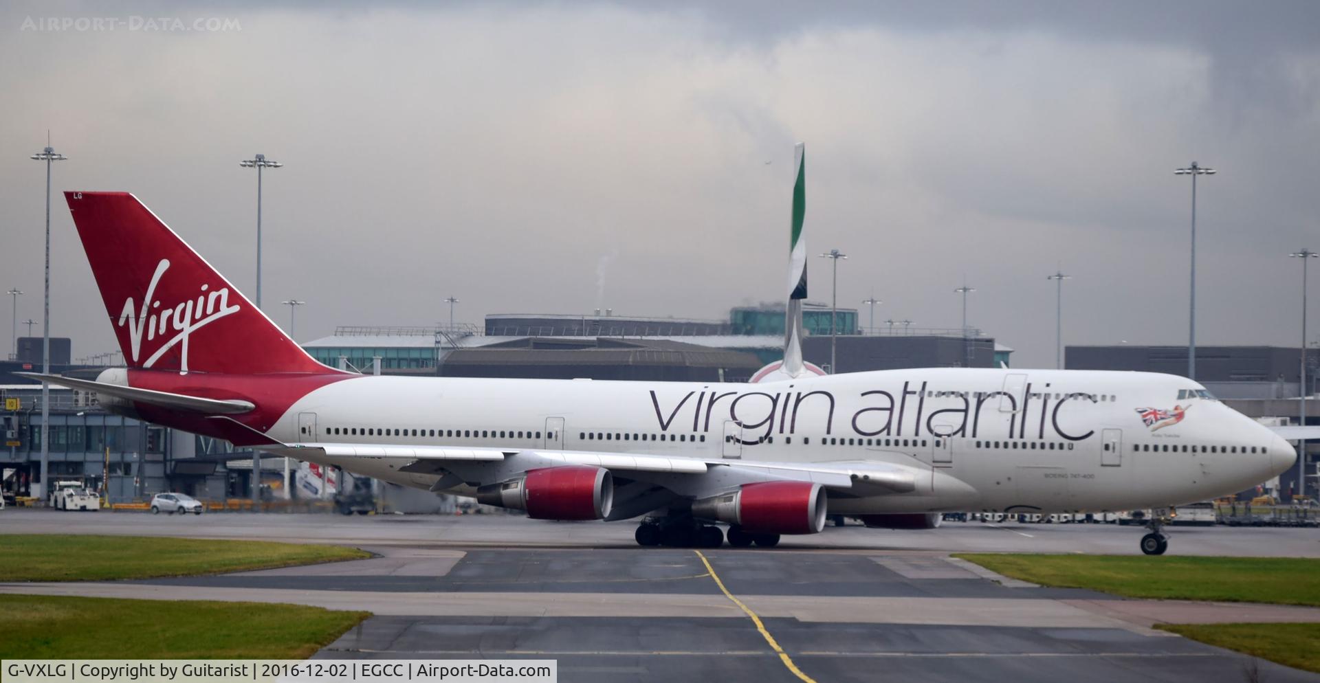 G-VXLG, 1998 Boeing 747-41R C/N 29406, At Manchester