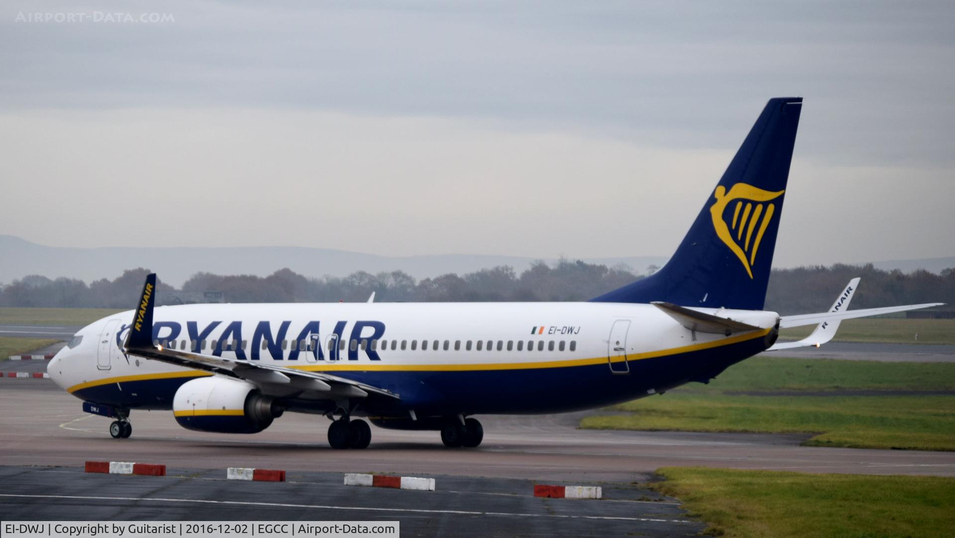 EI-DWJ, 2007 Boeing 737-8AS C/N 36077, At Manchester