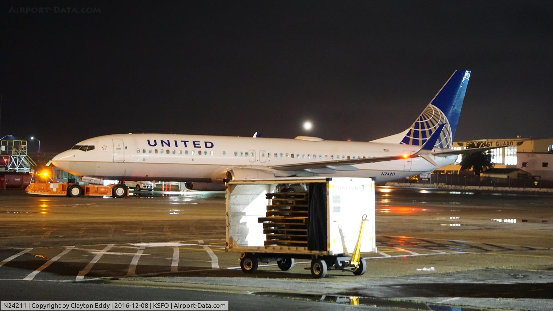 N24211, 1998 Boeing 737-824 C/N 28771, SFO 2016