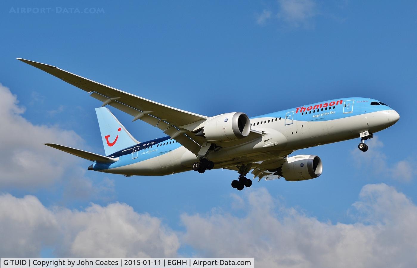 G-TUID, 2013 Boeing 787-8 Dreamliner C/N 36424, Finals to 08