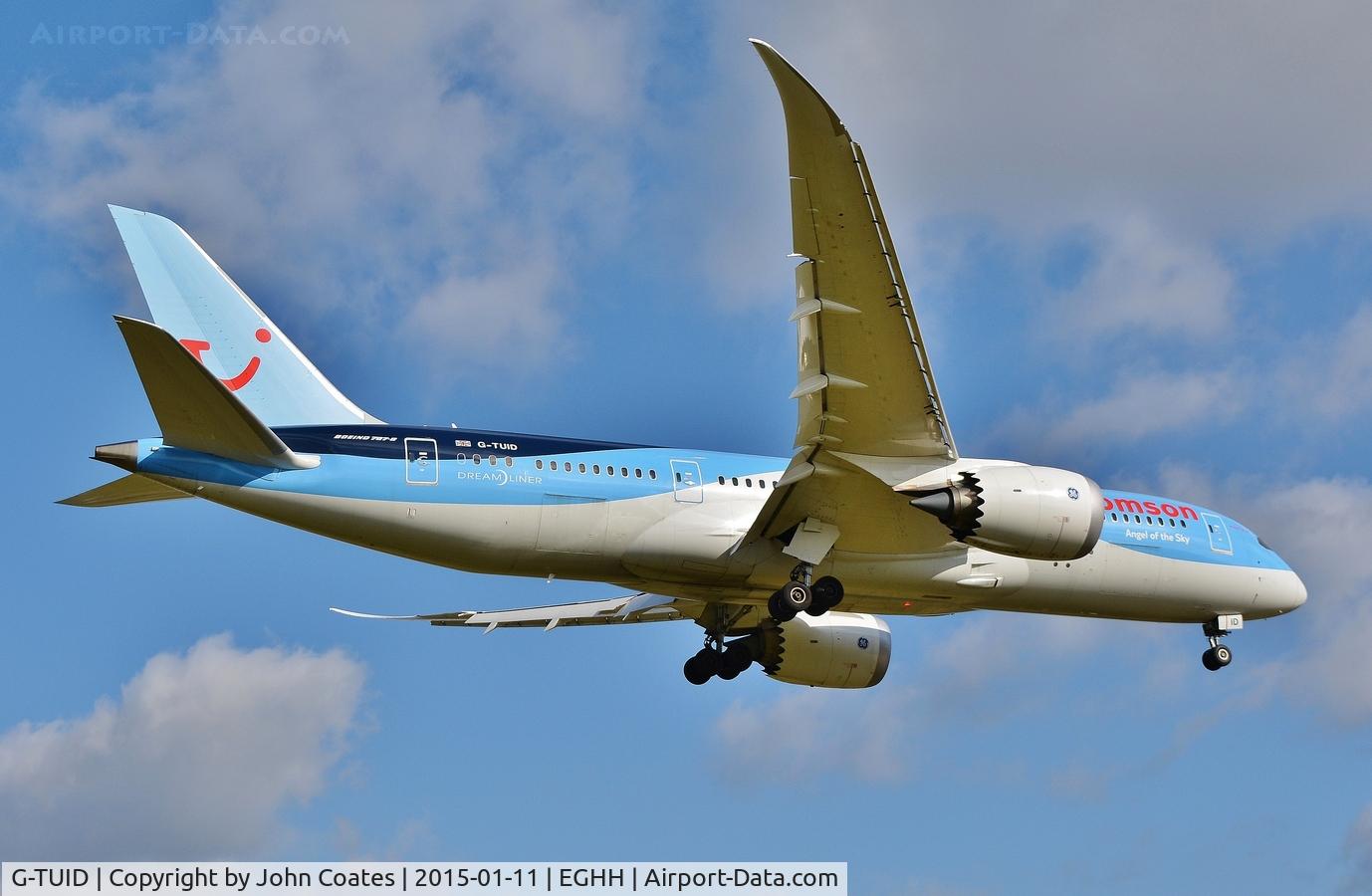 G-TUID, 2013 Boeing 787-8 Dreamliner C/N 36424, About to land 08
