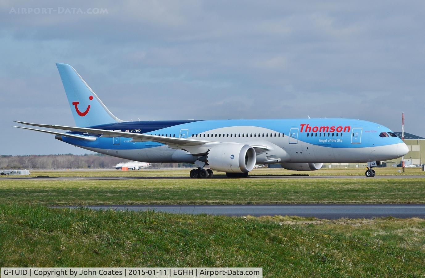 G-TUID, 2013 Boeing 787-8 Dreamliner C/N 36424, Taxiing on arrival