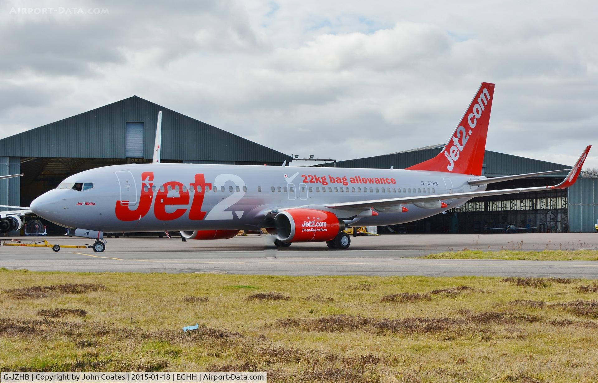 G-JZHB, 2000 Boeing 737-8K5 C/N 28623, Just repainted