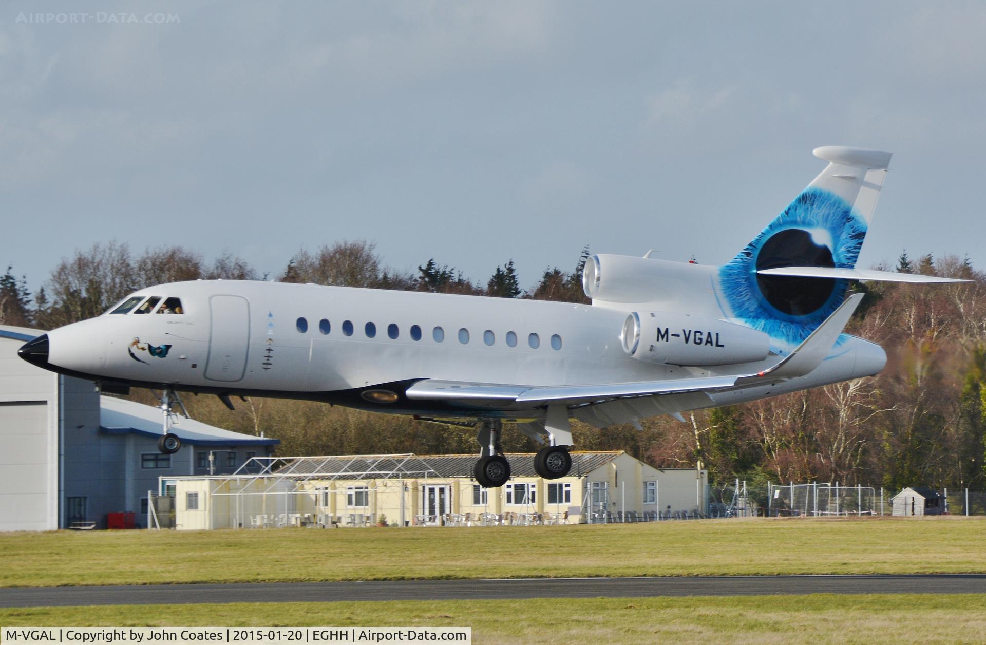 M-VGAL, 2008 Dassault Falcon 900EX EASy C/N 205, Touchdown 26