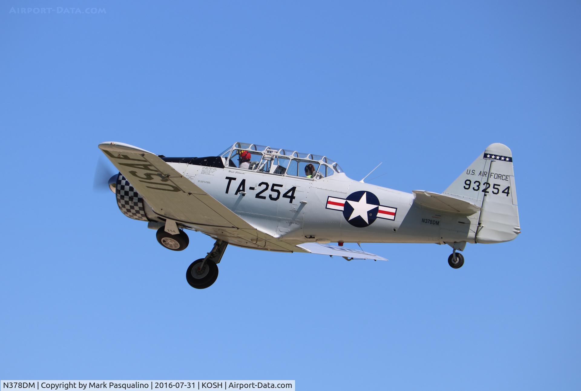 N378DM, 1949 North American T-6G Texan C/N 168-358, North American T-6G