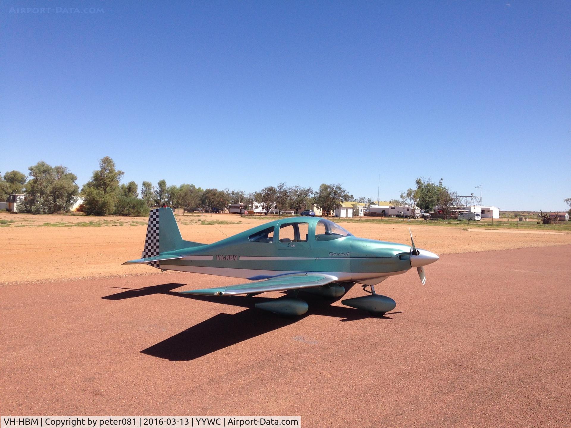 VH-HBM, 1995 Bushby Mustang II C/N V280, Scratch build by Hedley Smith completed in 1995