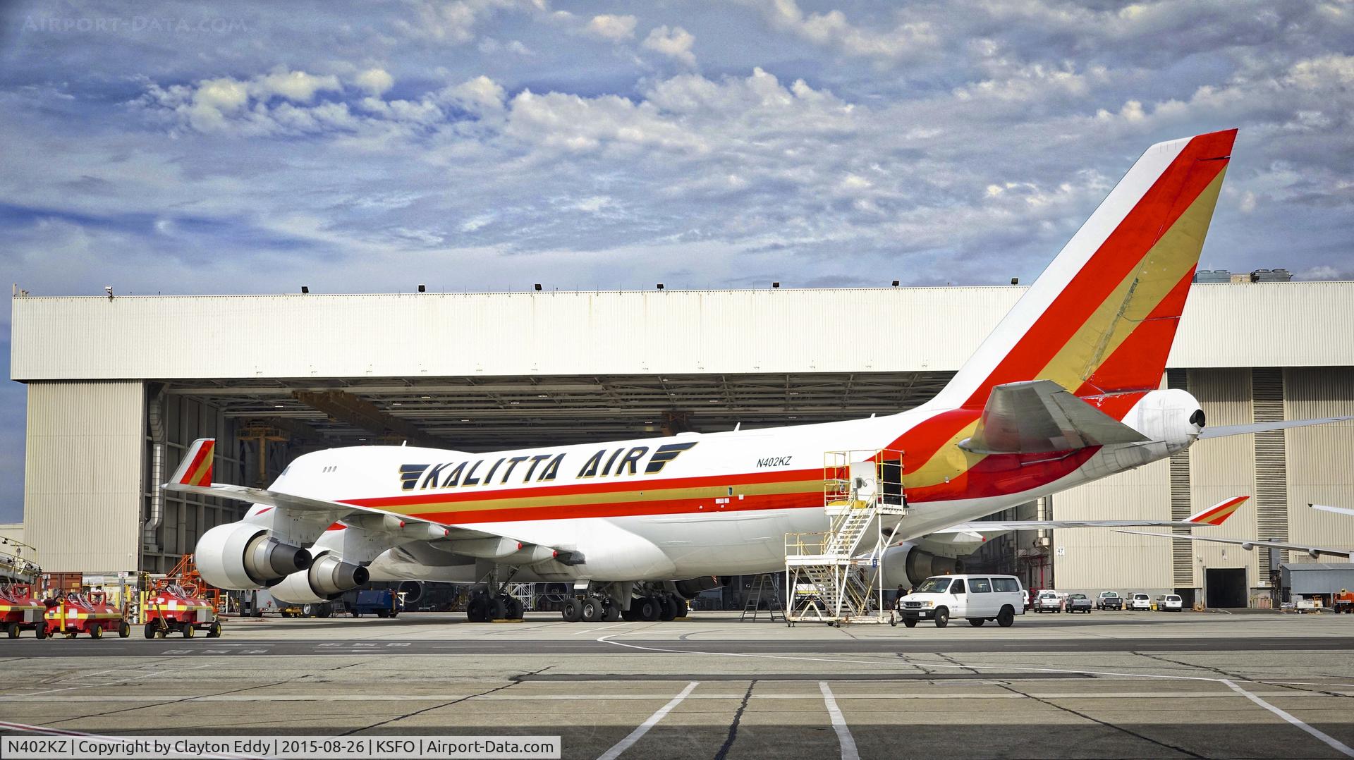 N402KZ, 2005 Boeing 747-481F C/N 34017, SFO 2015
