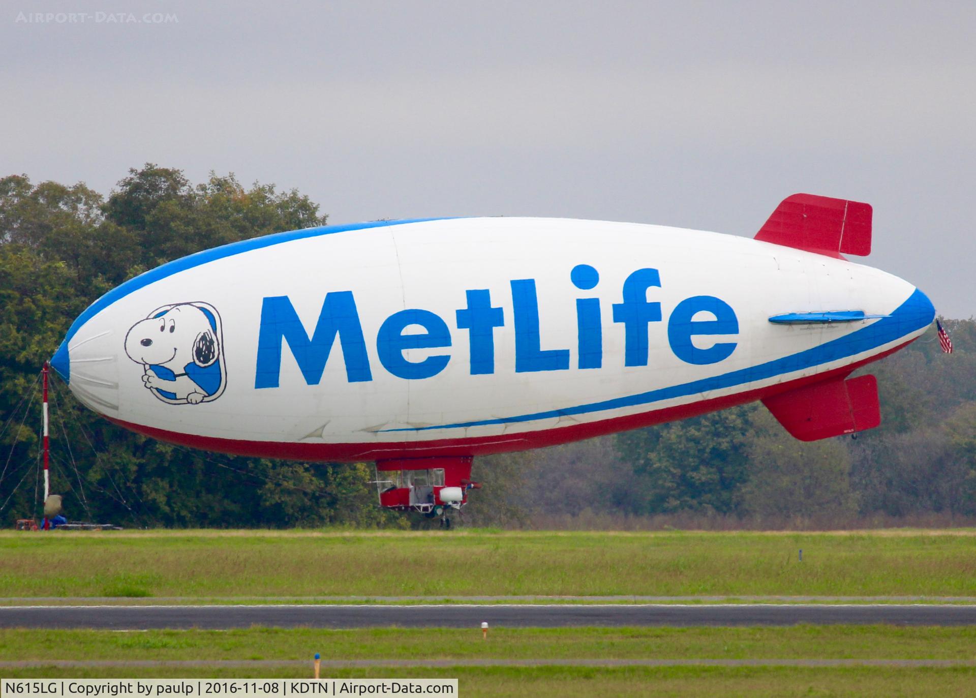 N615LG, 1997 American Blimp Corp A60R C/N 015, At Downtown Shreveport.