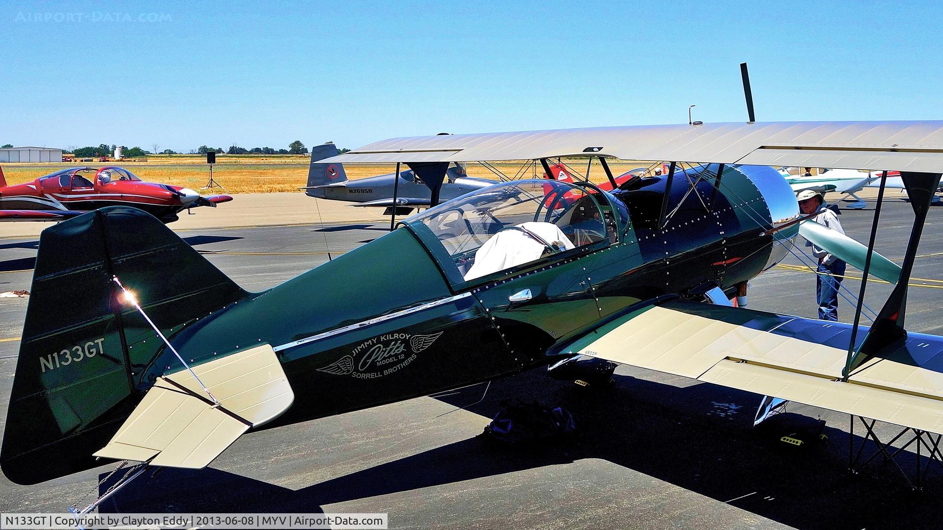 N133GT, 2004 Pitts Model 12 C/N 137, Marysville Airshow 2015.