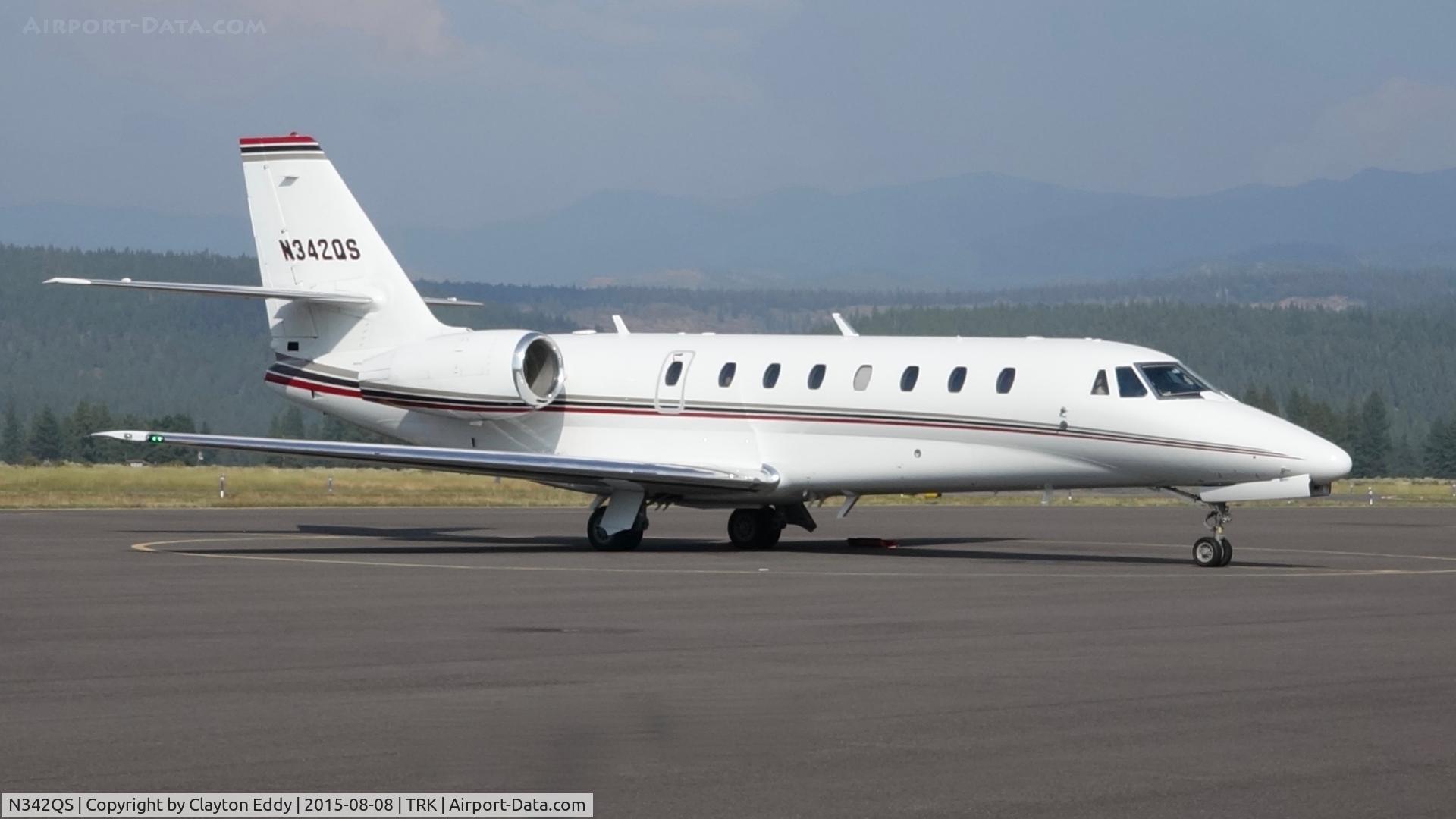 N342QS, 2008 Cessna 680 Citation Sovereign C/N 680-0214, Truckee Airport California 2015