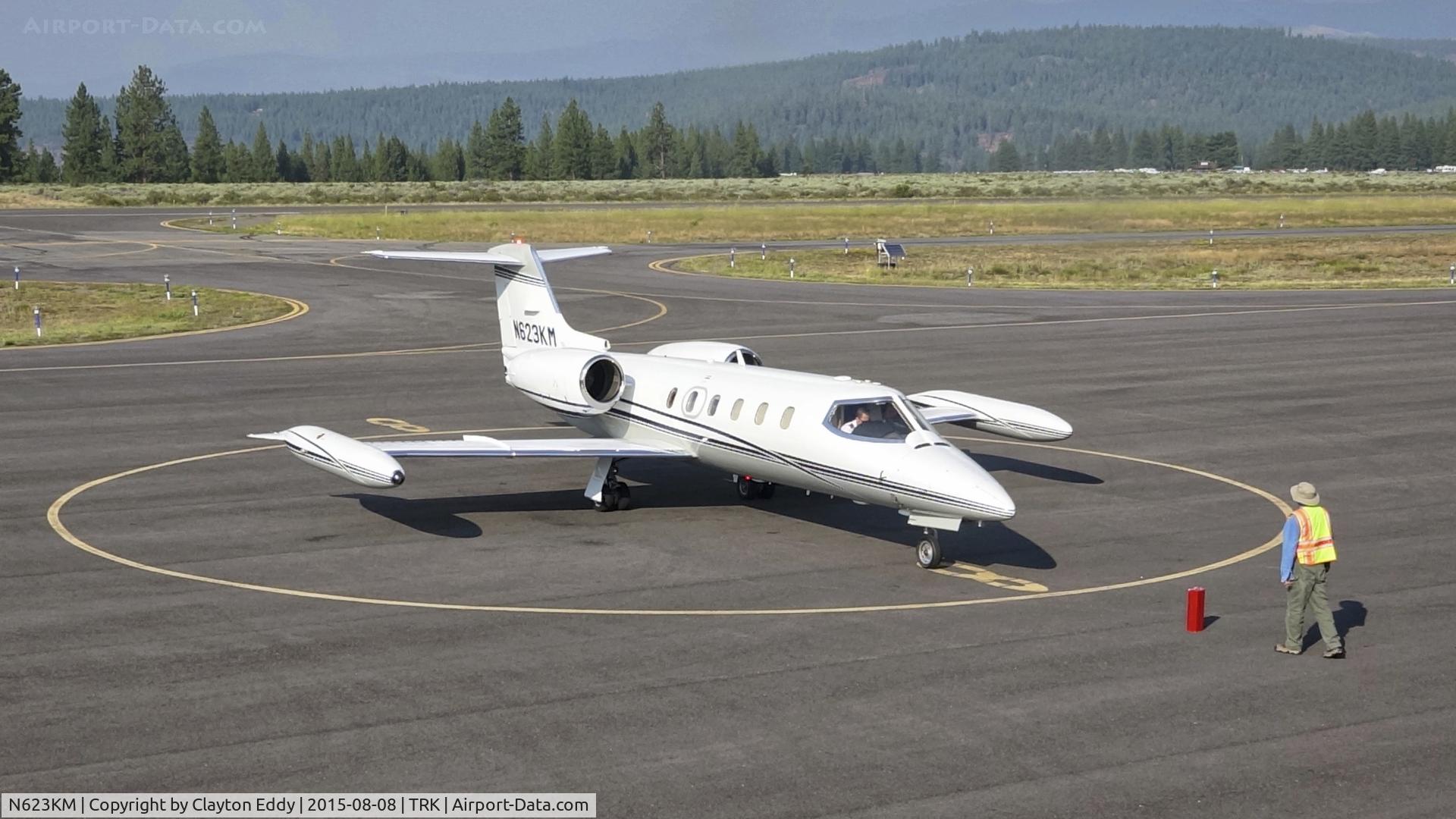 N623KM, 1980 Gates Learjet 35A C/N 307, Truckee Airport California 2015.