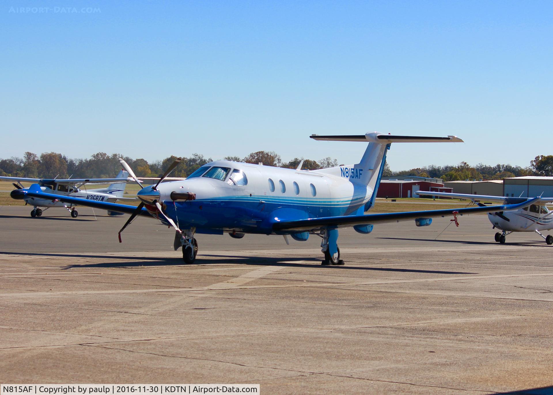 N815AF, 2007 Pilatus PC-12/47 C/N 815, At Downtown Shreveport.