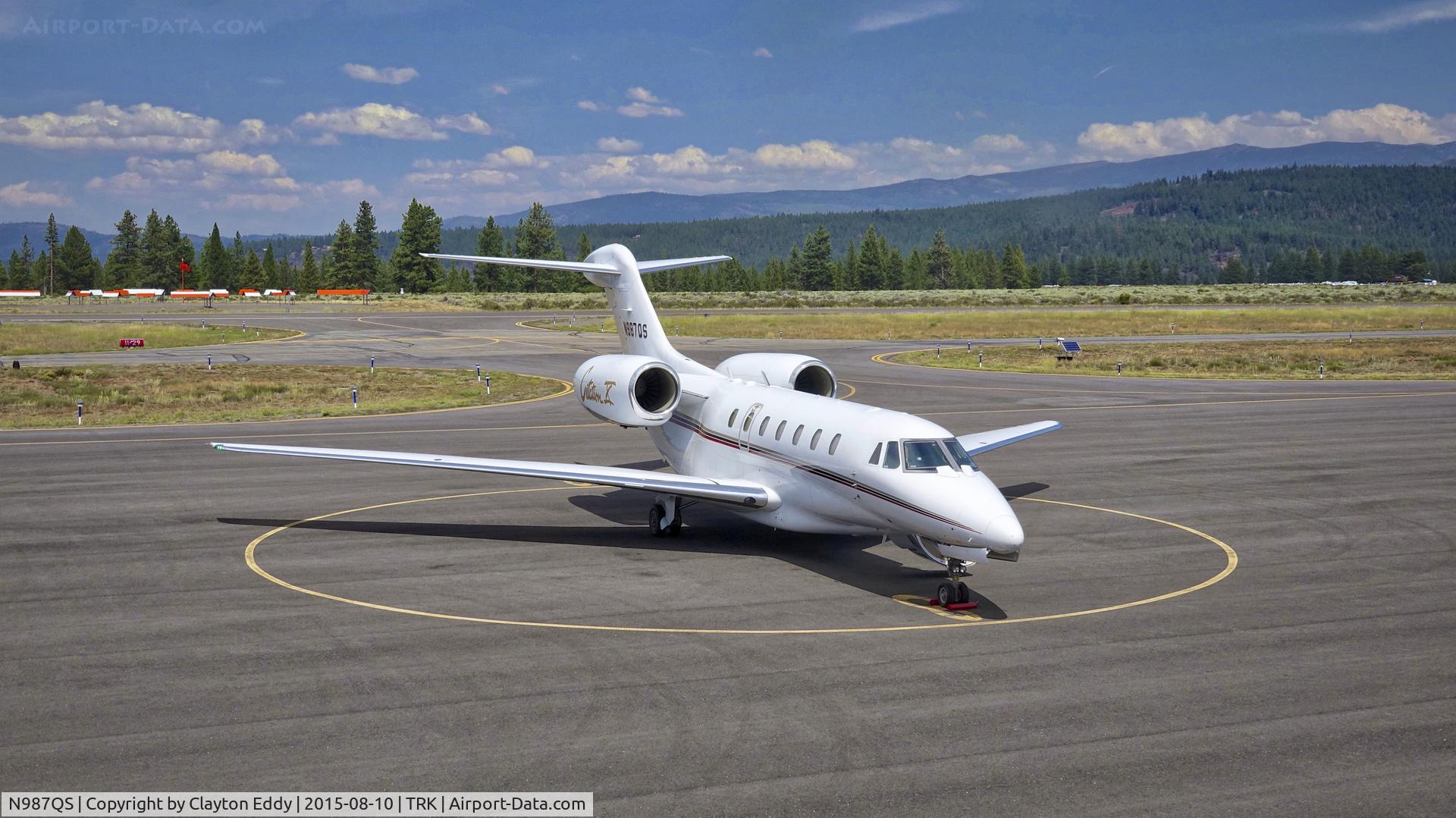 N987QS, 1999 Cessna 750 Citation X Citation X C/N 750-0087, Truckee Airport California 2015