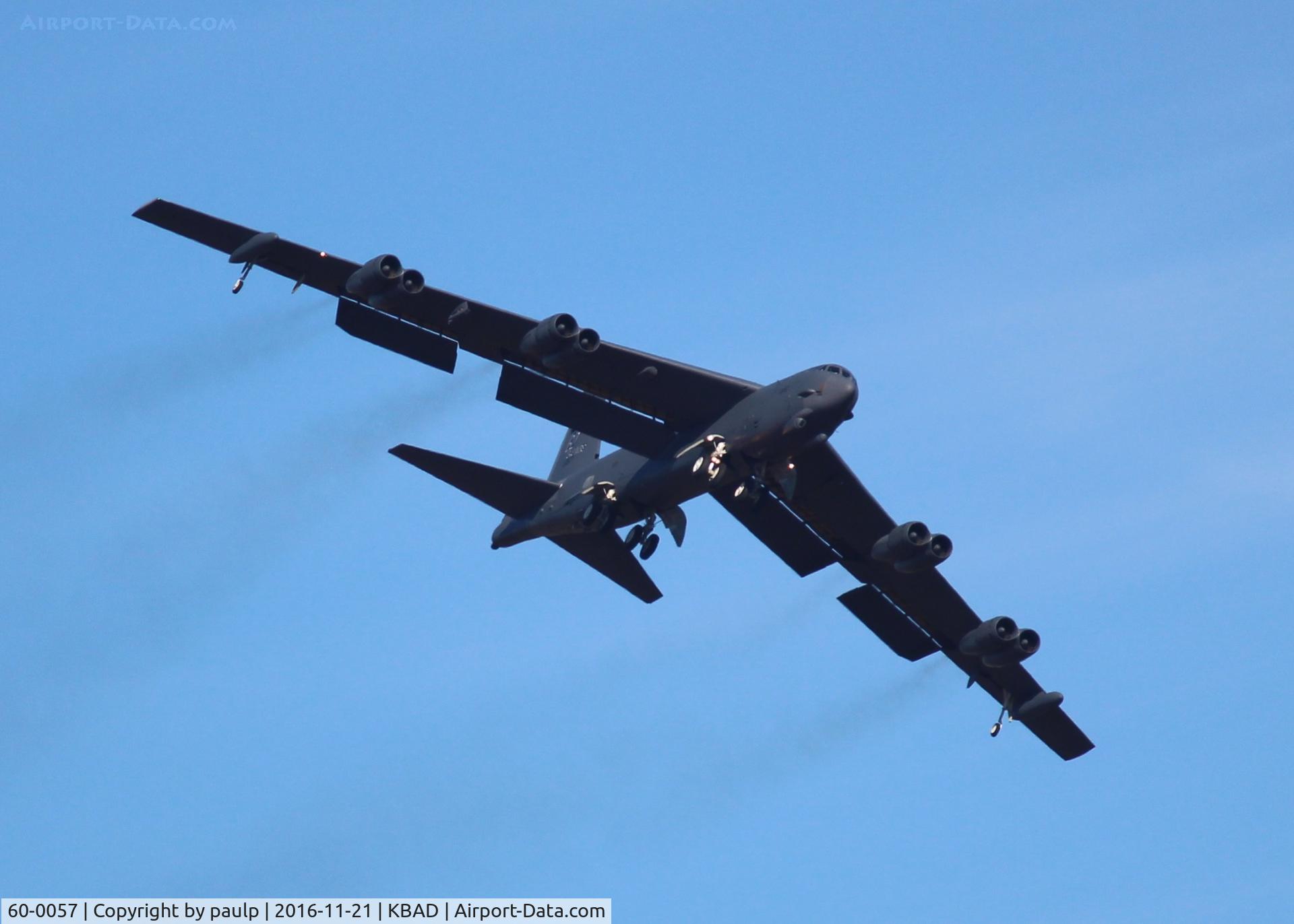 60-0057, 1960 Boeing B-52H Stratofortress C/N 464422, At Barksdale Air Force Base.