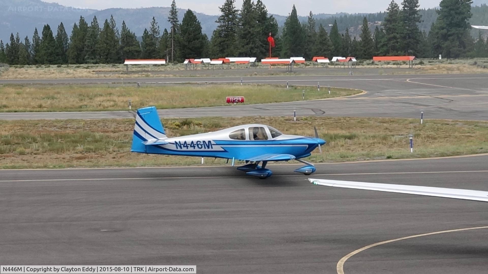 N446M, 2012 Vans RV-10 C/N 40270, Truckee Airport California 2015.