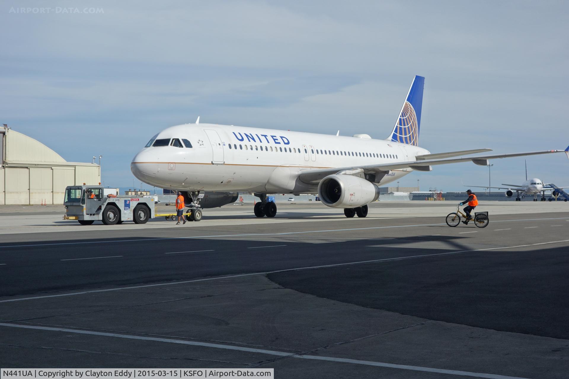 N441UA, 1997 Airbus A320-232 C/N 751, SFO 2015