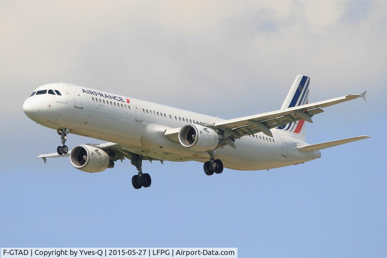 F-GTAD, 1998 Airbus A321-211 C/N 0777, Airbus A321-211, Short approach rwy 26L, Paris-Roissy Charles De Gaulle airport (LFPG-CDG)